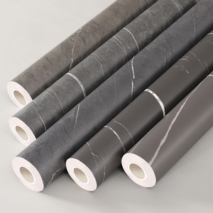 Giấy dán tường tự dính chịu nhiệt, chất liệu vinyl mịn, màu xám mờ vân đá cẩm thạch, dùng cho mặt bàn bếp - Product Image 2