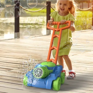 Juguetes de Verano para Exteriores JinYing, Soplador Automático de Plástico, Carro de Empuje Manual, Cortacésped de Burbujas para Niños Pequeños - Product Image 3