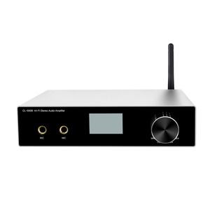 Amplificatore di Potenza Audio <span class=keywords><strong>HIFI</strong></span> in Metallo 2X50W per Sistema di Altoparlanti con Funzione <span class=keywords><strong>Karaoke</strong></span> AirPlay 5.0 per Ingressi ARC/Ottico/USB - Product Image 2