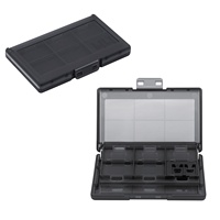 Support de boîte de protection de stockage de carte de jeu noir 12 en 1 pour Nintendo Switch NS