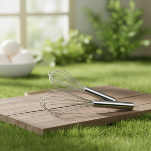 Fouet de cuisine de 12 pouces avec pointe en acier de 1,6 mm pour battre les œufs - Product Image 3