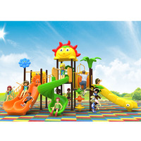 Grande aire de jeux extérieure pour enfants Toboggans en métal plastique Fun Garden Entertainment Amusement Park Facilities Amusement Parks