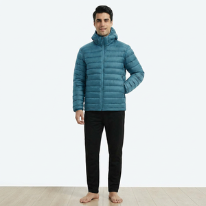 Chaqueta de Plumón Personalizada para Hombre, Chaqueta Acolchada de Alta Calidad - Product Image 1