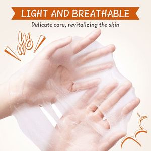Mascarilla Facial SADOER al por Mayor para el Cuidado de la Piel, con Extracto de <span class=keywords><strong>Ardilla</strong></span> y Naranja, Nutre, Repara, Hidrata Profundamente, Ilumina la Piel, Mascarilla de Belleza - Product Image 4