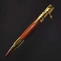 Nouveau stylo tactique d'action de boulon en forme de balle stylo de pistolet de luxe en métal
