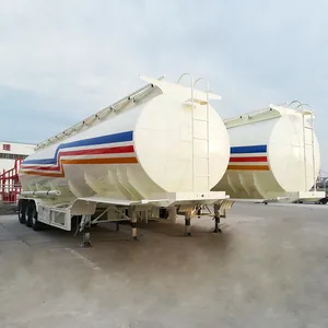 Factory Exporting 40000-75000l Fuel Oil Tanker Semi Trailer With Different Material