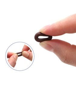 편안한 실리콘 소프트 안경 액세서리, 둥근 모양의 미끄럼 방지 이어훅 및 템플 팁, 유리 소재, 안전한 그립 - Product Image 3