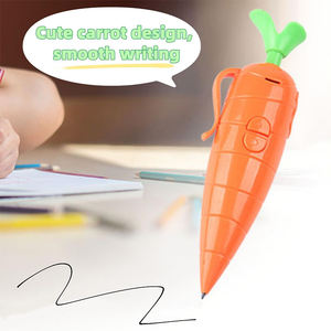 Stylo Carotte Mignon Enregistreur Vocal 60 Secondes <span class=keywords><strong>pour</strong></span> Enfants Stylo à Bille à Écriture Fluide Cadeaux Créatifs Amusants <span class=keywords><strong>pour</strong></span> Enfants Étudiants Enseignants - Product Image 5