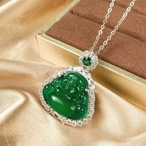 Colgante <span class=keywords><strong>de</strong></span> <span class=keywords><strong>Jade</strong></span> Verde Natural <span class=keywords><strong>de</strong></span> Varios <span class=keywords><strong>Tipos</strong></span>, Amuleto Tallado <span class=keywords><strong>de</strong></span> <span class=keywords><strong>Jade</strong></span>íta, Joyería <span class=keywords><strong>de</strong></span> Moda, Regalos para Hombres y Mujeres - Product Image 1