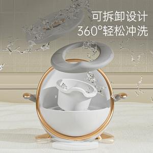 Asiento de entrenamiento para ir al baño para niños, con soporte ergonómico para la espalda, para niños pequeños de 0 a 3 años, para uso doméstico, silla de inodoro para niños y niñas - Product Image 3