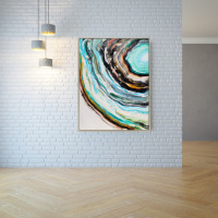 Peintures à l'huile abstraites personnalisées en gros, tableaux muraux peints à la main sur toile pour la décoration de salons et d'hôtels, natures mortes