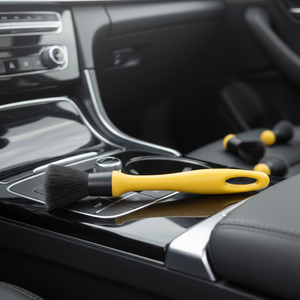 Brosse de détaillage automobile à tête interchangeable CB-T001, <span class=keywords><strong>conception</strong></span> modulaire, 5 types de poils professionnels, pour un nettoyage complet et en profondeur du véhicule - Product Image 6