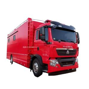 Camion de cuisine mobile HOWO 4X2 pour pompiers, restauration extérieure - Product Image 1
