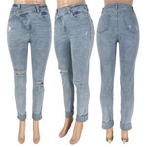Pantalones Vaqueros para Mujer 2025, <span class=keywords><strong>Jeans</strong></span> Rotos, Pantalones de Mezclilla <span class=keywords><strong>Colombianos</strong></span>, Venta al <span class=keywords><strong>Por</strong></span> <span class=keywords><strong>Mayor</strong></span> - Product Image 5