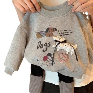 Tongxingyuan Girls Sweatshirt Fleece Lined Cartoon Winter Clothing For Toddlers And Babies Korean Style Two Piece Set - Product Image 5