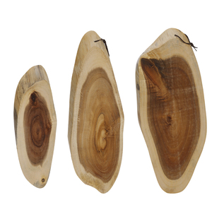 Acacia Wood Raw Cut Natural Wood Irregular Shape Disposable Dishwasher Safe 2.5cm Thick Cutting <strong>Board</strong> for Bread Fruit Camping - Product Image 1