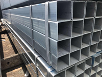 Tuyau carré en acier au carbone EMT avec revêtement galvanisé à chaud et résistance aux UV, excellente performance antirouille pour utilisation en extérieur