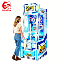 Machine de loterie d'arcade Tornado Ball Drop, jeu à monnayeur avec rédemption de tickets, mini centre de jeux sans fil espagnol pour centre commercial