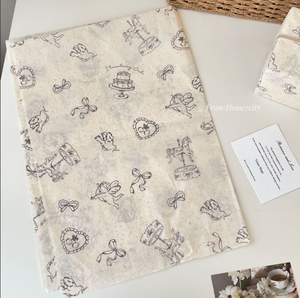 Papel de regalo con temática de carrusel, papel de regalo de gran tamaño, papel decorativo para embalaje, accesorios para fotos de Instagram - Product Image 2