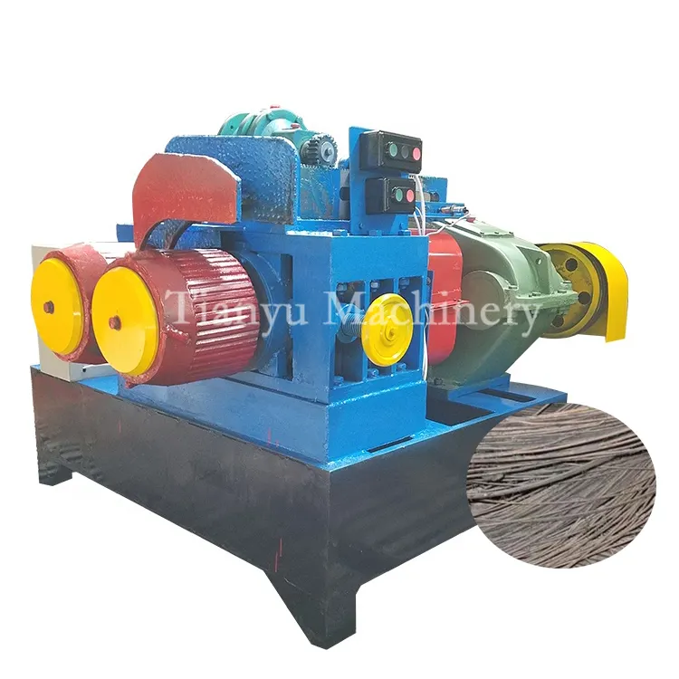 High Output Automatic Waste Car Tyre Tire Lump Ring Strip Cutter /Raw Rubber Bead Steel Wire Separator Waste Tire Rim Separator