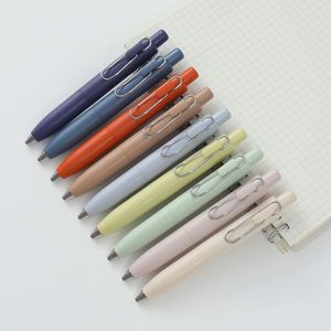 Assorted Macaron Color <b>Ballpoint</b> <b>Pen</b> Set Cute Aesthetic Retractable <b>Pen</b> with Silver ClipTrendy Office School Stationery Gifts - Product Image 1