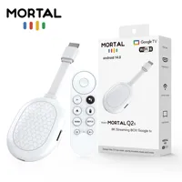 Reproductor Multimedia Mortal Q2S Android 14.0 4K Allwinner H313, Decodificador con WiFi Dual de 2.4G y 5.8G, Mail-G31, MP2, HDR10+, IPTV, OTT