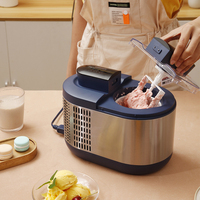 Pequeña Máquina Eléctrica para Hacer Helados, Portátil, de Una Sola Porción, Congelación Rápida, Ahorra Espacio, para el Hogar, Exteriores, Coche, Marca Privada