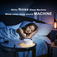 Appareil de sonothérapie pour un sommeil paisible en voyage, avec batterie rechargeable, minuterie d'arrêt automatique et personnalisation de votre routine de sommeil