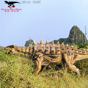 Dinossauro Exportador Adventure Park Animatronics Walking Ankylosaurus Dinossauro Fantoche