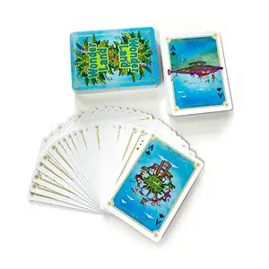 Free sample Factory custom Poker logo Poker set printed high quality standard art card Games Adult games