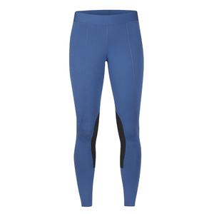 Premium Woven Equestrian Horse Riding Tights with <b>Suede</b> Knee Patch on Technical <b>Fabric</b> Riding Leggings Women Tights Horse Riding - Product Image 3