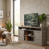 Meuble TV moderne en bois avec couleur personnalisable et design multifonctionnel pour salon, chambre et salle à manger