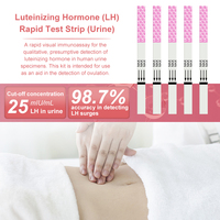 Kit de Tests Urinaires HCG et LH à Bandelette en Plastique à Étape Unique, Meilleure Vente, pour Grossesse et Ovulation chez les Femmes Enceintes