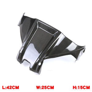 Pour Kawasaki <span class=keywords><strong>ZX10R</strong></span> 2016 2017 2018 2019 2020 2021 2022 <span class=keywords><strong>2023</strong></span> 2024 3K 100% sec en Fiber de carbone moto accessoires réservoir couvercle supérieur - Product Image 6