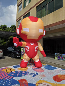 QIQU - Soplador Resistente a la Intemperie <span class=keywords><strong>de</strong></span> 13 Pies (4 Metros) con Tela Oxford 210D, para Eventos, Inflable Gigante <span class=keywords><strong>de</strong></span> Iron Man <span class=keywords><strong>de</strong></span> 4 Metros para Publicidad - Product Image 2