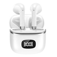Écouteurs intra-auriculaires sans fil personnalisés avec 40 heures de lecture, écran LED, écouteurs de sport, micro intégré, casque