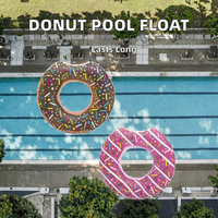 Vente en gros Décoration de fête d'été sur la plage Anneau de natation gonflable pour enfants et adultes Anneau de natation pour piscine Flotteur gonflable