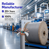 Câble blindé flexible TRVVP multi-brins 0,5 mm 0,75 mm 1,0 mm 1,5 mm pour chaîne porte-câbles, contrôle de mouvement de précision, directement de l'usine