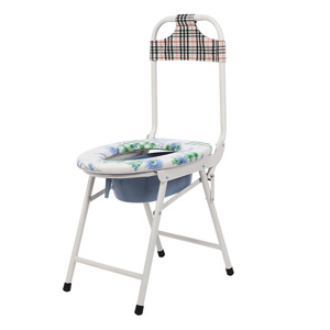 Folding <b>Commode</b> Chair With Built In Toilet Aluminum Alloy <b>Portable</b> Bathroom Safety Equipment For Home Use - Product Image 5
