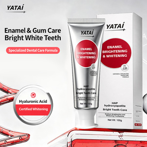 Dentifrice blanchissant personnalisé à l'hydroxyapatite HAP, réparation <span class=keywords><strong>de</strong></span> l'émail, soins dentaires, élimination des taches <span class=keywords><strong>de</strong></span> café et <span class=keywords><strong>de</strong></span> thé - Product Image 1