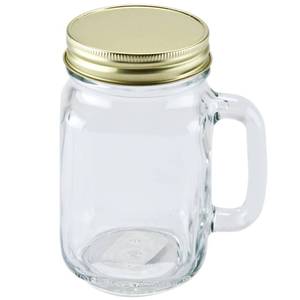 Precio del fabricante amable lindo caucho negro de 2 oz en forma de caja mason frasco de vidrio para pepinillos con tapas - Product Image 3