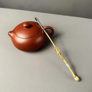 Bamboo <b>Tea</b> Spoon <b>Set</b> With Stainless Steel Tip Traditional Chinese Design Eco-Friendly Matcha Tools - Product Image 3