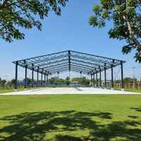 Structure de bâtiment en acier pour poulaillers, entrepôt métallique, hangars métalliques préfabriqués