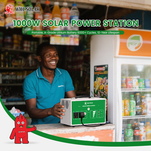 1kw 1000 W 1000 Watt xách tay năng lượng mặt trời Máy phát điện mini tất cả-trong-một năng lượng mặt trời hệ thống năng lượng cho cắm trại ngoài trời sử dụng nhà Châu Phi - Product Image 2