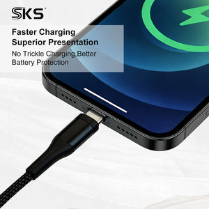 Câble de charge rapide PD 60W 2 en 1 C vers C, <span class=keywords><strong>chargeur</strong></span> sans fil 2,5W pour <span class=keywords><strong>montre</strong></span>, iPhone 15/16, téléphones Android et imprimante - Product Image 5