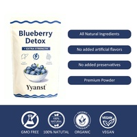 Hoogwaardig Private Label Volwassen Voedingsmiddel Fruitmix Immuunondersteuning Lever Detox Darmgezondheid Groene Poeder Supplement Groothandel