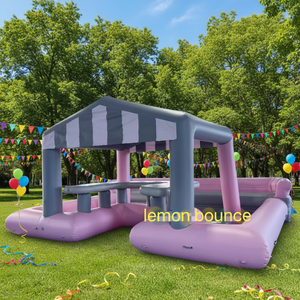 Casa Inflable Lemon Bounce LM-009, Material <span class=keywords><strong>de</strong></span> PVC Rosa, Fácil <span class=keywords><strong>de</strong></span> Instalar, Tamaños Personalizados para Alquiler Corporativo y Eventos al Aire Libre - Product Image 2