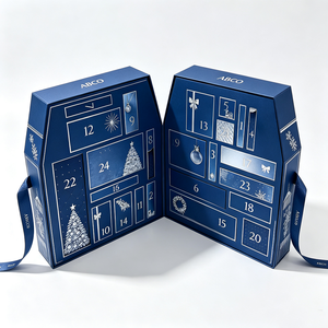 Calendario de Adviento Personalizado de Lujo, Caja de Regalo de Cartón para Cosméticos, Belleza, Chocolate, Cuenta Regresiva Navideñ<span class=keywords><strong>a</strong></span> - Product Image 4