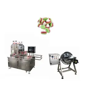 Máquina para hacer caramelos de gelatina, máquina industrial surtida de gomitas Star Bean