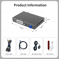 Kit de décodeur de commande à distance sans fil CarPlay Android Auto pour système Linux Autoabc, compatible avec Acura MDX, navigation 2DIN intégrée, 1 an